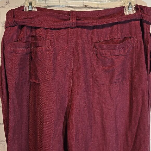 Coldwater Creek Linen Blend Capris Size 12 - Picture 7 of 9